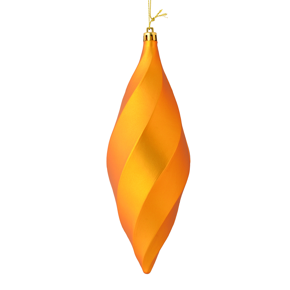 Vickerman 8" Swirl Finial Ornament