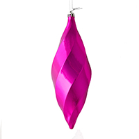 Vickerman 8" Swirl Finial Ornament