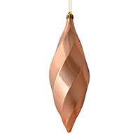 Vickerman 8" Swirl Finial Ornament