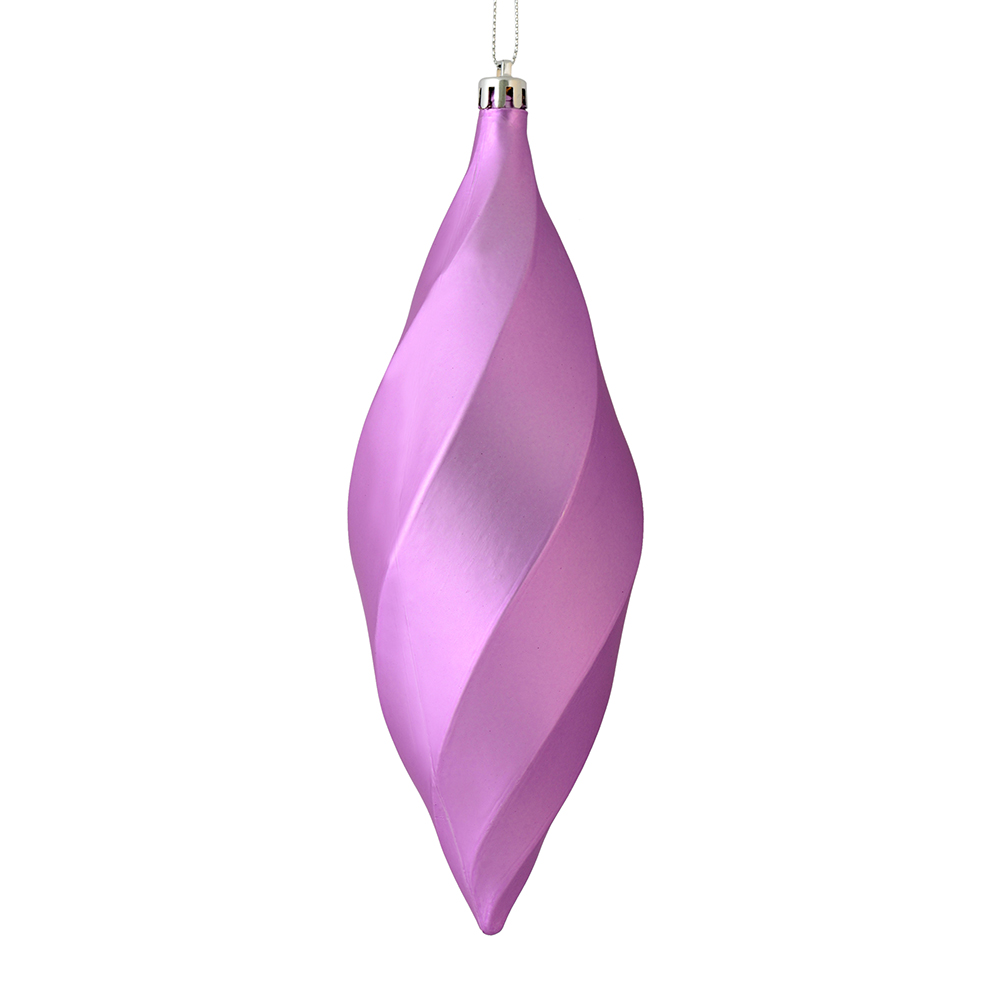 Vickerman 8" Swirl Finial Ornament