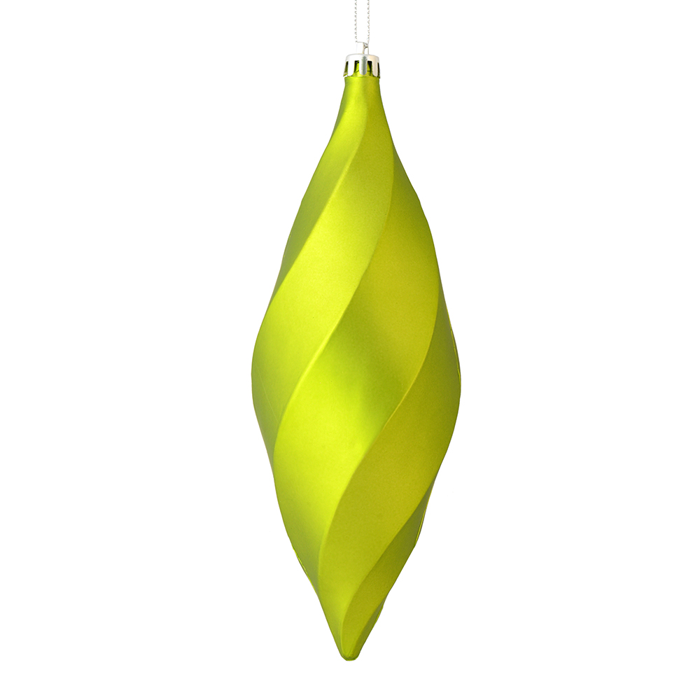 Vickerman 8" Swirl Finial Ornament