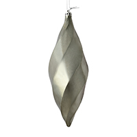Vickerman 8" Swirl Finial Ornament