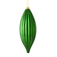 8" Emerald Shiny Line Finial 4/Bag