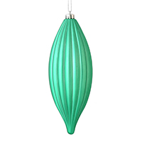 8" Seafoam Green Matte Line Finial 4/Bag