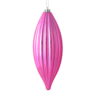 8" Mauve Shiny Line Finial 4/Bag