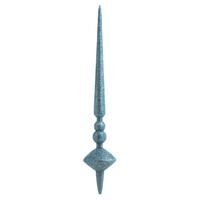12" Periwinkle Glitter Cupola Finial 3/B