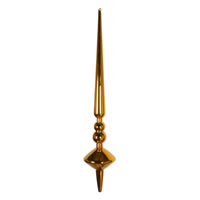 12" Antique Gold Shiny Cupola Finial 3/B