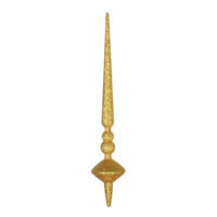 12" Honey Gold Glitter Cupola Finial 3/B