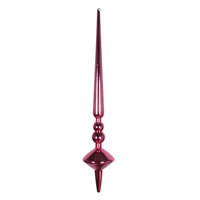 12" Mauve Shiny Cupola Finial 3/Bag