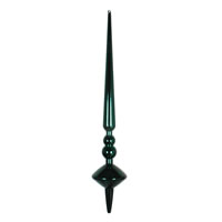12" Sea Blue Shiny Cupola Finial 3/Bag