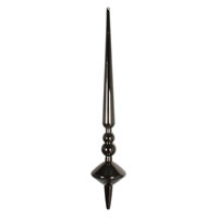 12" Moss Green Shiny Cupola Finial 3/Bag