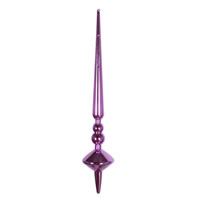 12" Orchid Shiny Cupola Finial 3/Bag