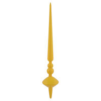12" Yellow Shiny Cupola Finial 3/Bag