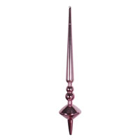12" Pink Shiny Cupola Finial 3/Bag