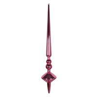 18" Mauve Shiny Cupola Finial 2/Bag