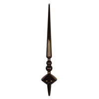 18" Chocolate Shiny Cupola Finial 2/Bag