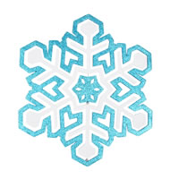 Vickerman 3D Snowflake Ornament