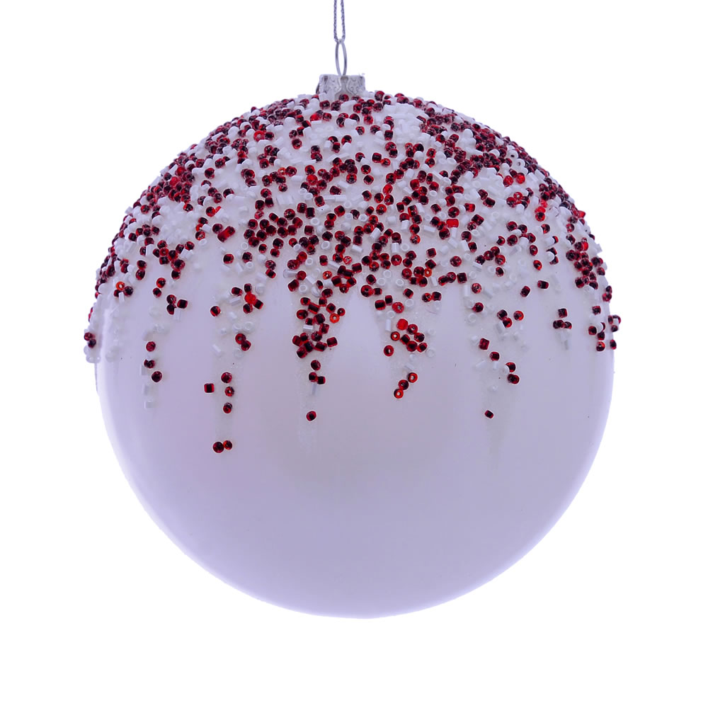 Vickerman Beaded Candy Finish Ornament