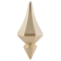 8" Champagne Candy Diamond Finial 2/Bag