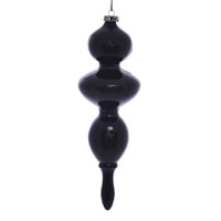 14" Moss Green Wood Grain Finial 3/Bag