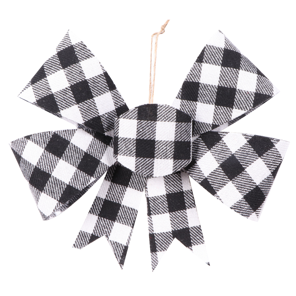 Vickerman 7" Plaid Bow Ornament
