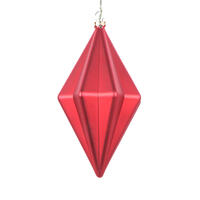Vickerman 5.5" Finial Ornament, 4 pieces per bag