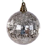 4.75" Champagne Mirror Mercury Orn 4/Bag