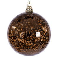 6" Mocha Mirror Mercury Orn 2/Bag
