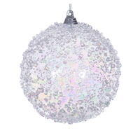 Vickerman Iridescent Bead Ball Ornament