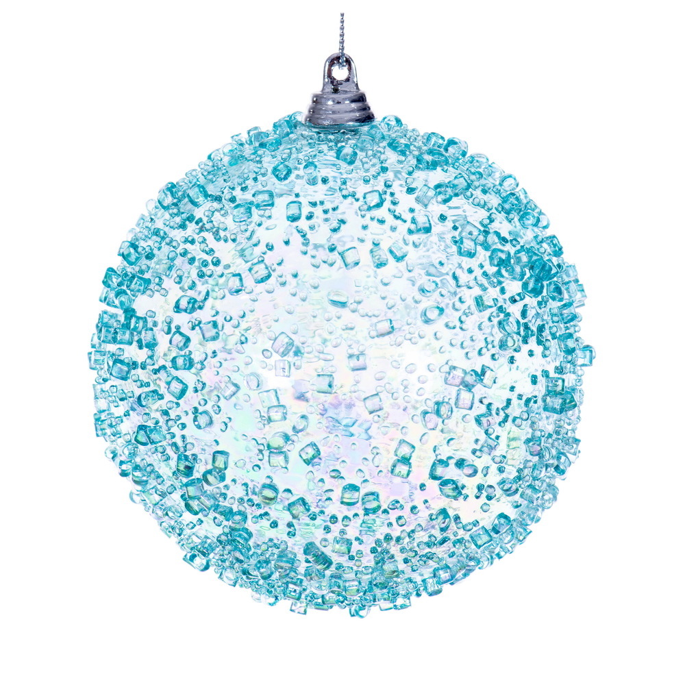 Vickerman Iridescent Bead Ball Ornament