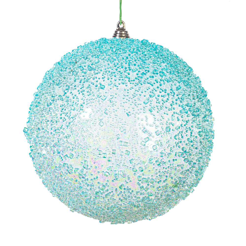 Vickerman Iridescent Bead Ball Ornament