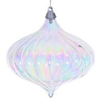 Vickerman Iridescent Onion Ornament