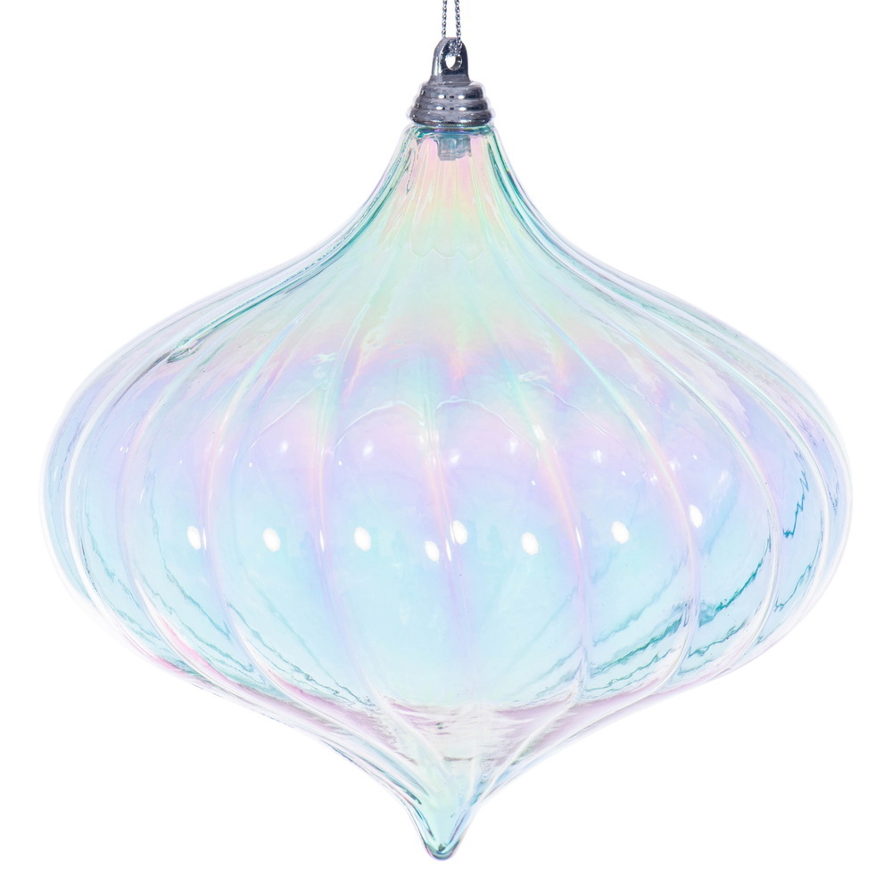 Vickerman Iridescent Onion Ornament