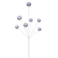 24" Silver Shiny Mirror Ball Pick 2/Bag