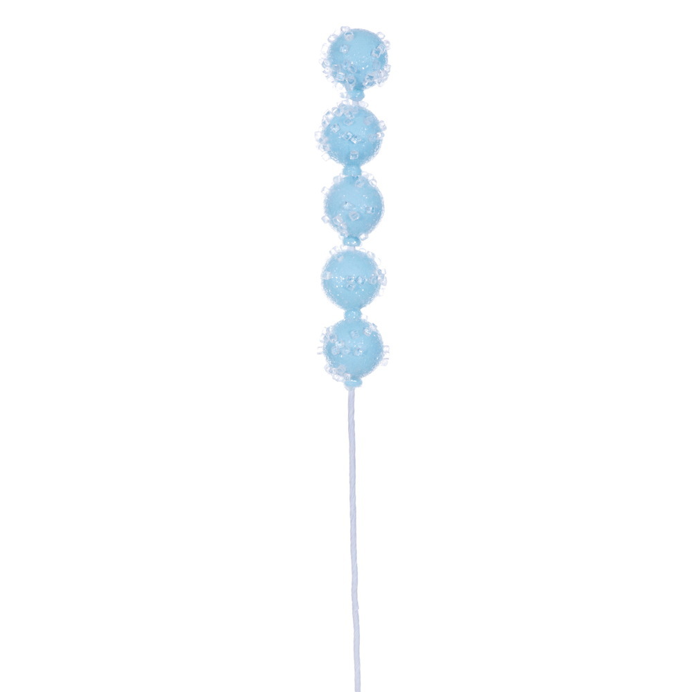 Vickerman 15" Icy Sugar Ball Pick 6/Bag