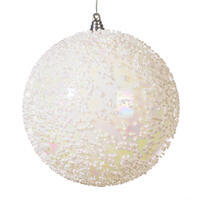 Vickerman Iridescent Bead Ball Ornament