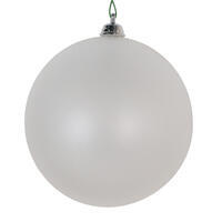 4" Clear Matte Ornament 4/Bag