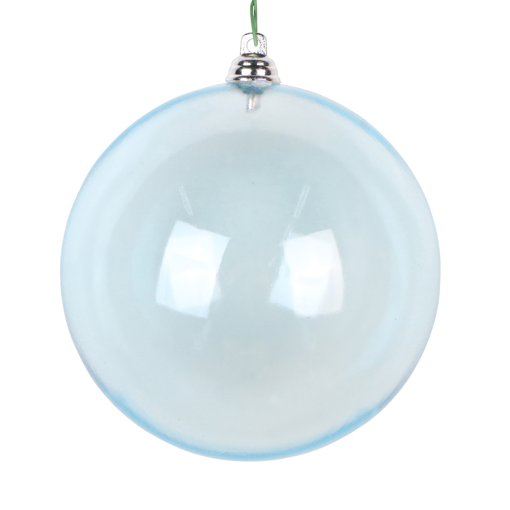 Vickerman Clear Baby Blue Ball Ornament