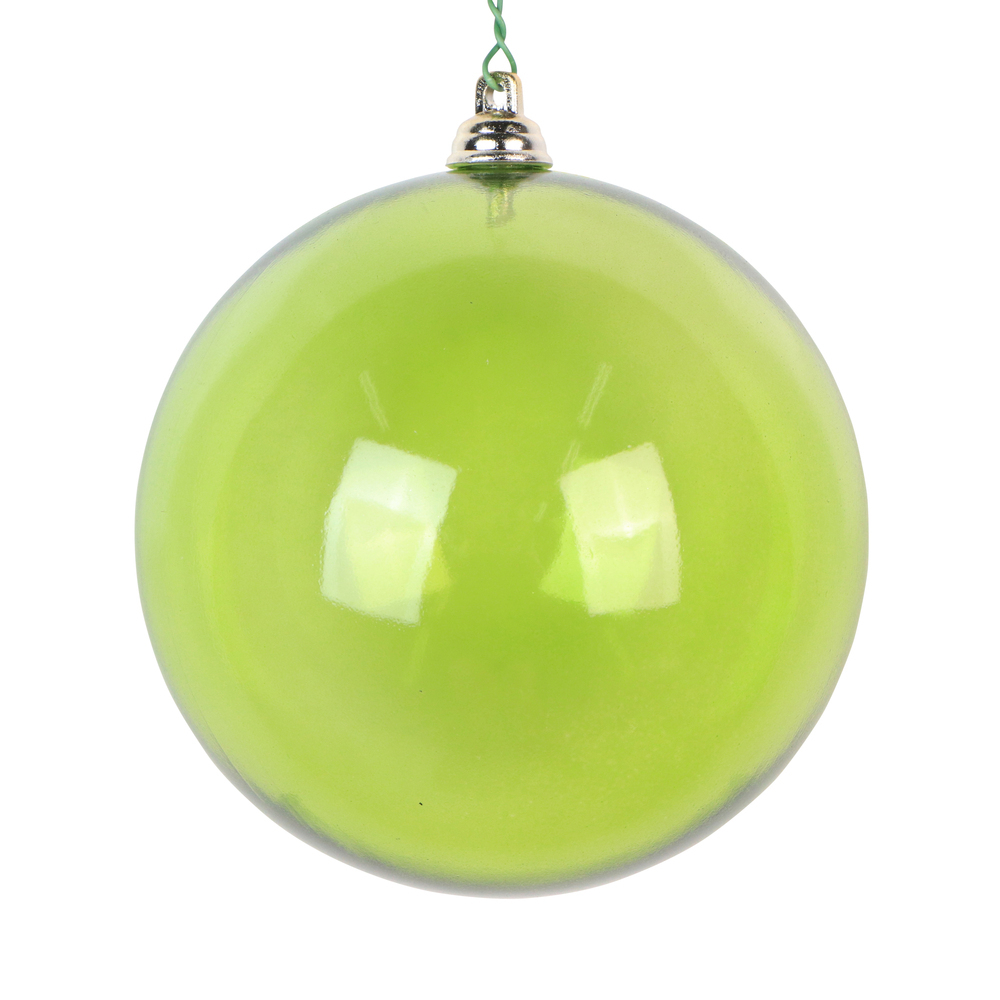 Vickerman Clear Lime Ball Ornament