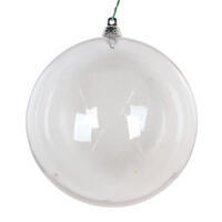 4.75" Clear Ornament 3/Bag