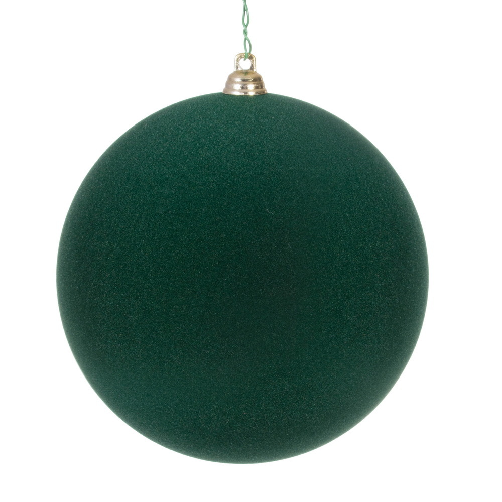 Vickerman Flocked Ball Ornament
