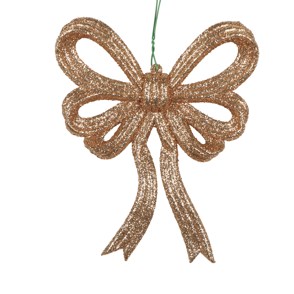 Vickerman 5.25" x 4.25" Glitter Bow