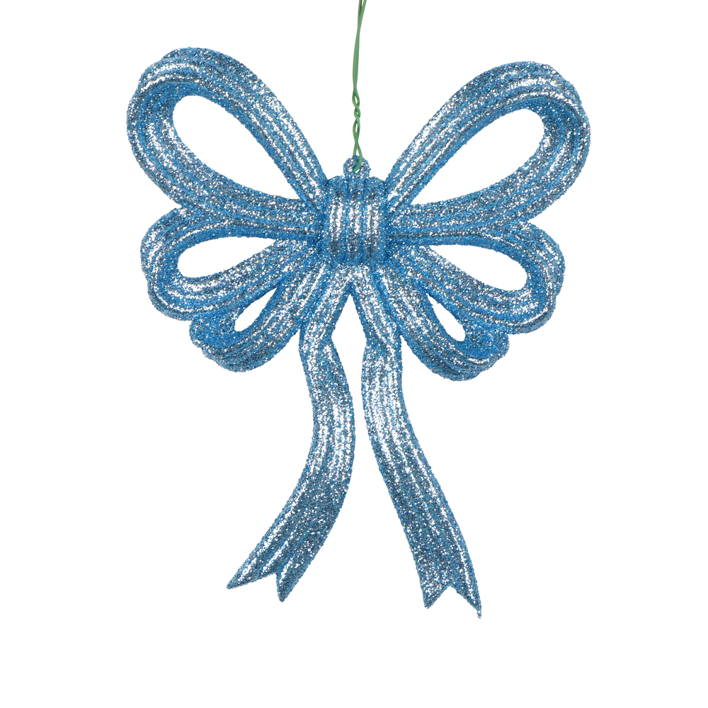 Vickerman 5.25" x 4.25" Glitter Bow