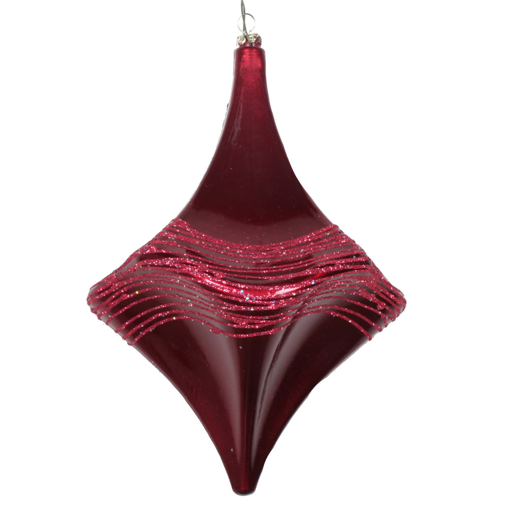 Vickerman Candy Glitter Drop Christmas Ornament