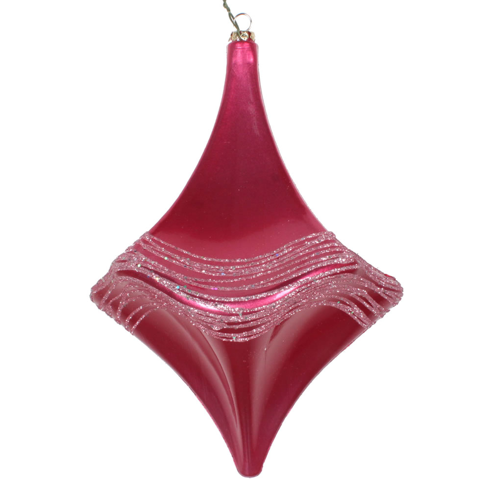 Vickerman Candy Glitter Drop Christmas Ornament
