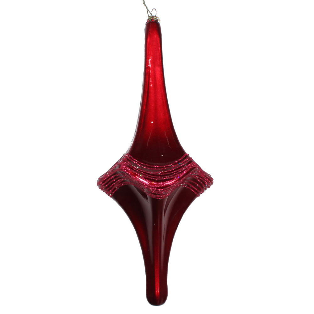 Vickerman Candy Glitter Drop Christmas Ornament