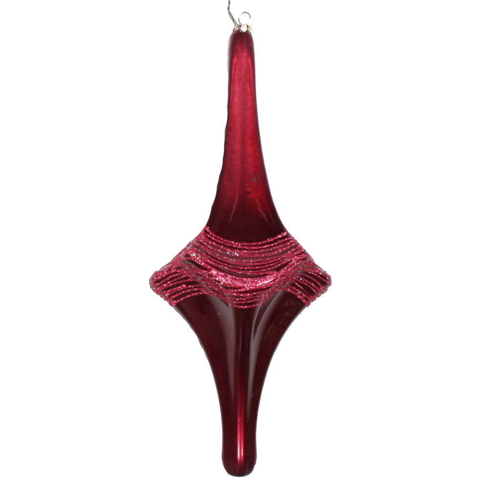 Vickerman Candy Glitter Drop Christmas Ornament