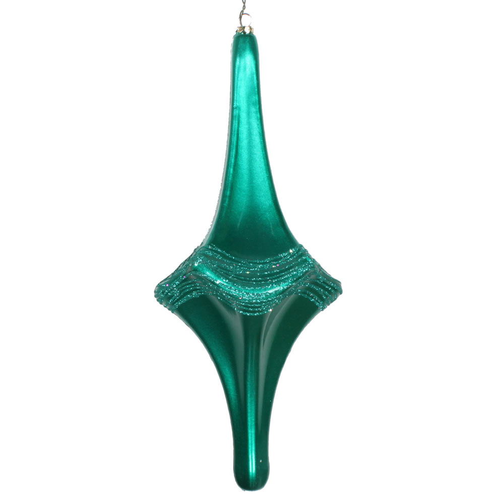 Vickerman Candy Glitter Drop Christmas Ornament