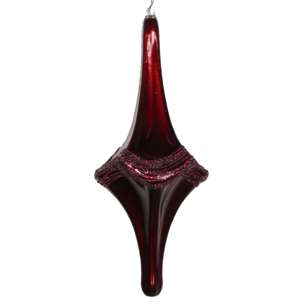Vickerman Candy Glitter Drop Christmas Ornament