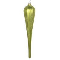 Vickerman Matte Glitter Drop Christmas Ornament